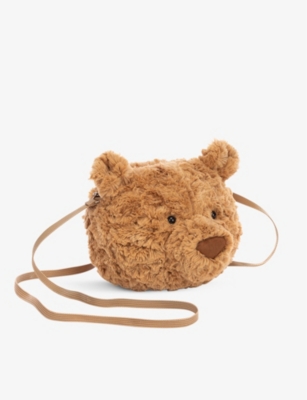 Jellycat Womens Multi Bartholomew Bear Woven Cross-body Kids' Bag In Multi