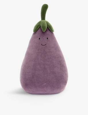 JELLYCAT: Vivacious Aubergine large soft toy 40cm