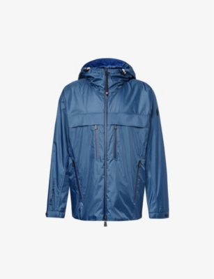 MONCLER GRENOBLE - Thurn funnel-neck brand-patch shell-down jacket ...