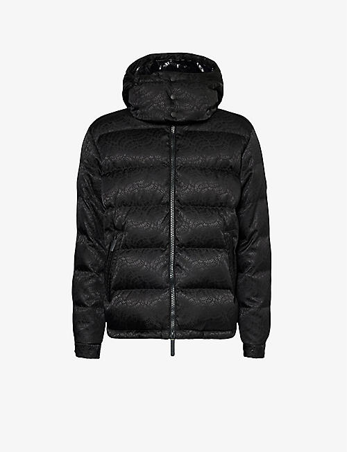MONCLER GENIUS: Moncler x adidas Originals Alpbach boxy-fit shell-down hooded jacket