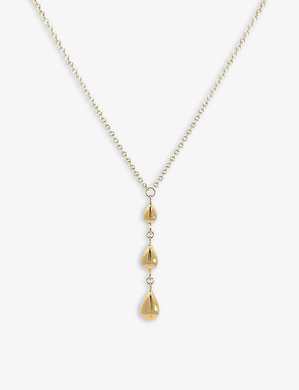 The Alkemistry Womens Yellow Gold Triple-graduated Pear 18ct Yellow-gold Necklace