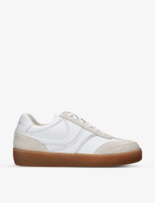 Retro Leather Trainers