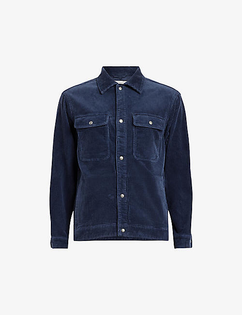 ALLSAINTS: Castleford patch-pocket relaxed-fit cotton-corduroy shirt