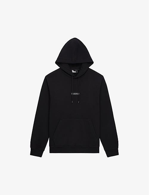 THE KOOPLES: Logo-embroidered relaxed-fit cotton hoody