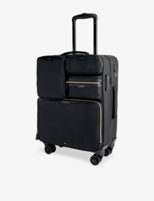ANYA HINDMARCH: Short-Haul four-wheel recycled-nylon luggage case