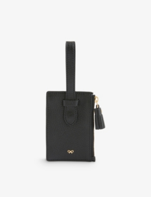 ANYA HINDMARCH - Charm branded leather luggage tag | Selfridges.com
