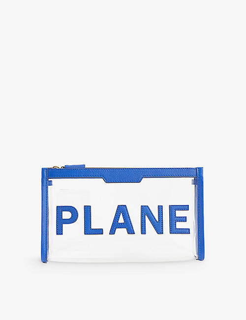 ANYA HINDMARCH: Plane clear leather pouch