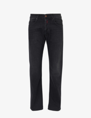 REPLAY: Waitom regular-fit straight-leg stretch-denim jeans