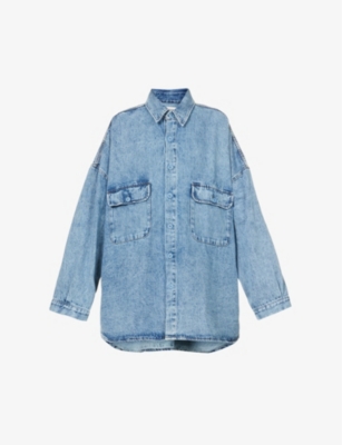 Dallas oversized denim shirt