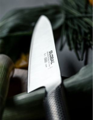 GLOBAL: Classic branded-blade stainless-steel cook's knife 20cm