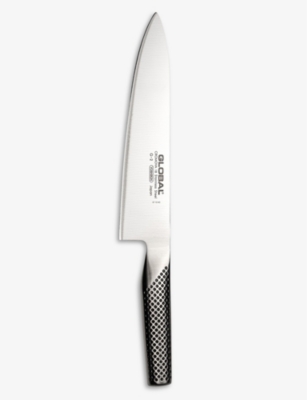 GLOBAL: Classic branded-blade stainless-steel cook's knife 20cm