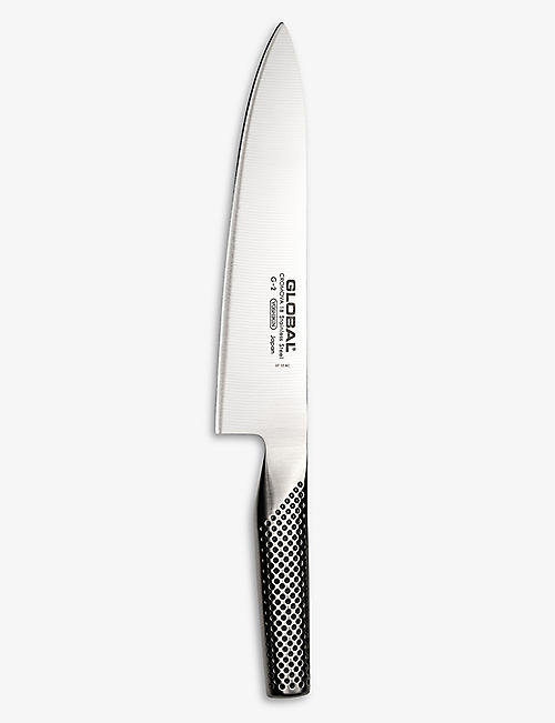 GLOBAL: Classic branded-blade stainless-steel cook's knife 20cm