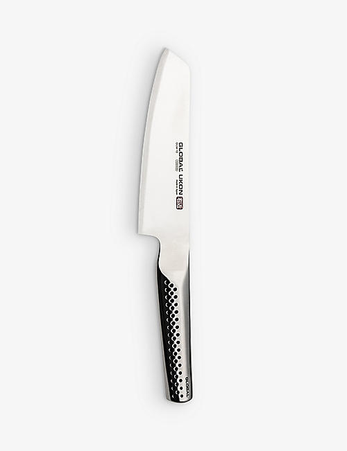 GLOBAL: Ukon branded-blade stainless-steel vegetable knife 14cm
