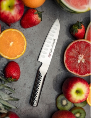 GLOBAL: Ukon Santoku stainless-steel knife 13cm