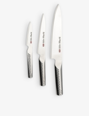 GLOBAL: Ukon stainless-steel knife set of three