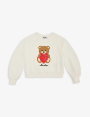 Moschino Kids Love Heart Teddy Sweatshirt (4-14 Years)