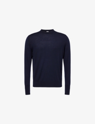 ELEVENTY: Crewneck long-sleeve wool jumper
