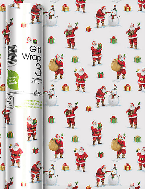 SELFRIDGES EDIT: Nutcracker festive-print paper wrapping paper 5m