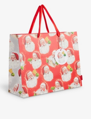 Selfridges Edit - Santa Paper Christmas Bag 34.5cm 