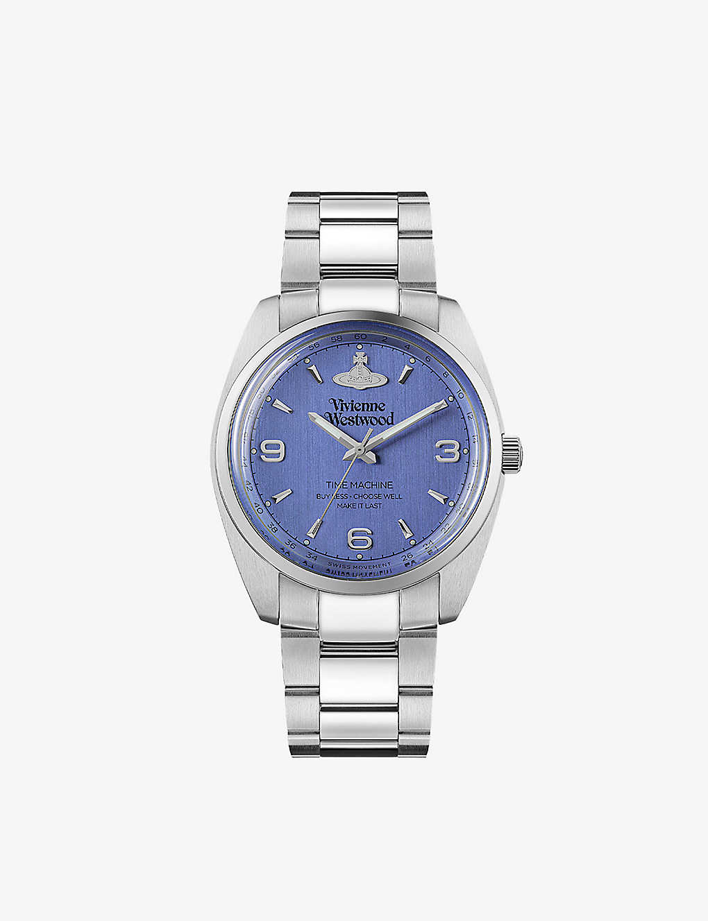 Vivienne Westwood Watches Womens Blue Vv274mblsl Pennington Stainless-steel Quartz Watch