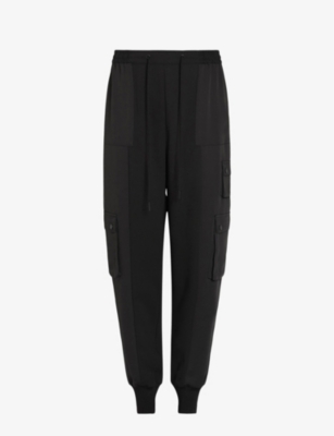 ALLSAINTS: Venus cargo-pocket recycled polyester-blend trousers