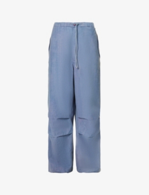 STORY MFG - Paco straight-leg high-rise organic-cotton trousers