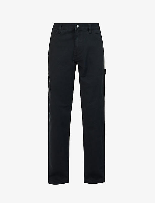 DICKIES: Duck branded-patch cotton trousers