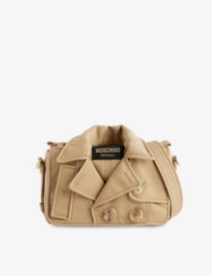 Moschino leather outlet jacket bag