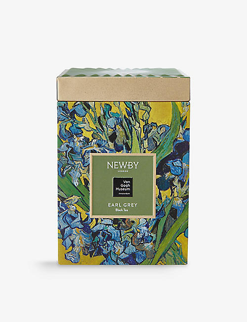 NEWBY TEAS UK: Newby Teas UK x The Van Gogh Museum Earl Grey loose-leaf tea caddy 100g