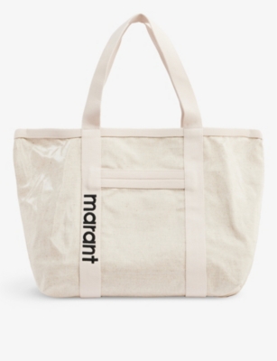 ISABEL MARANT: Darwen coated canvas tote bag