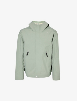 STONE ISLAND - Stellina logo-embroidered hooded shell jacket ...