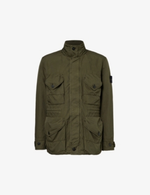 STONE ISLAND - David padded regular-fit shell hooded field jacket ...