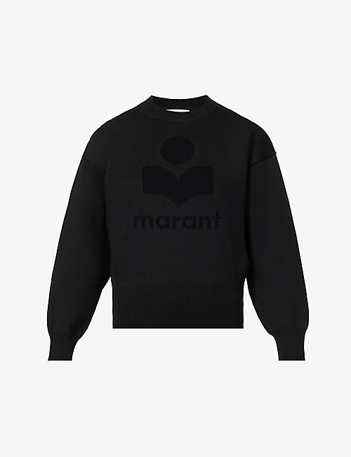 ISABEL MARANT ETOILE: Ailys logo-print knitted sweatshirt