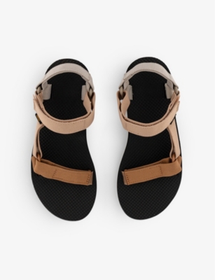 Teva Womens Maple Sugar Multi Original Universal Contrast-strap Recycled-polyester Sandals In Maple Sugar Multi