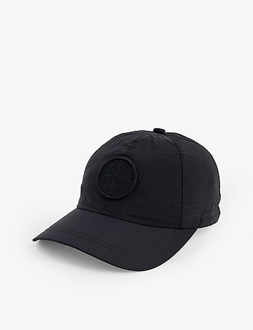 STONE ISLAND: Compass logo-embroidered shell cap