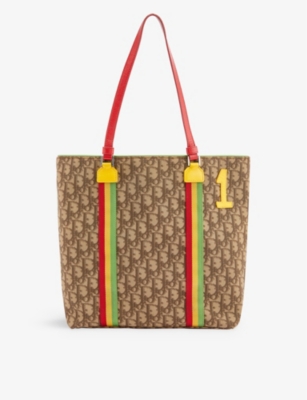THIS OLD THING LONDON: Rasta Dior canvas tote bag