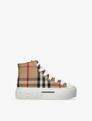 Kids burberry trainers hotsell