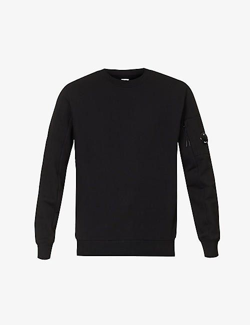 CP COMPANY: Diagonal Fleece regular-fit cotton-jersey sweatshirt