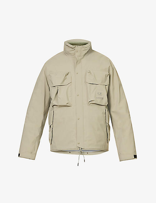 CP COMPANY: Metropolis funnel-neck hooded shell-down jacket