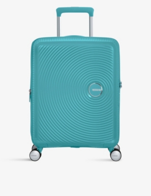 American Tourister Turquoise Tonic Starvibe Expandable Four-wheel Suitcase 55cm