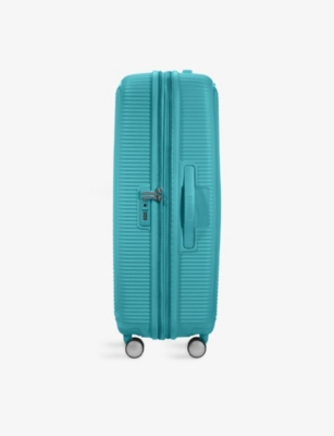 Shop American Tourister Turquoise Tonic Starvibe Expandable Four-wheel Suitcase
