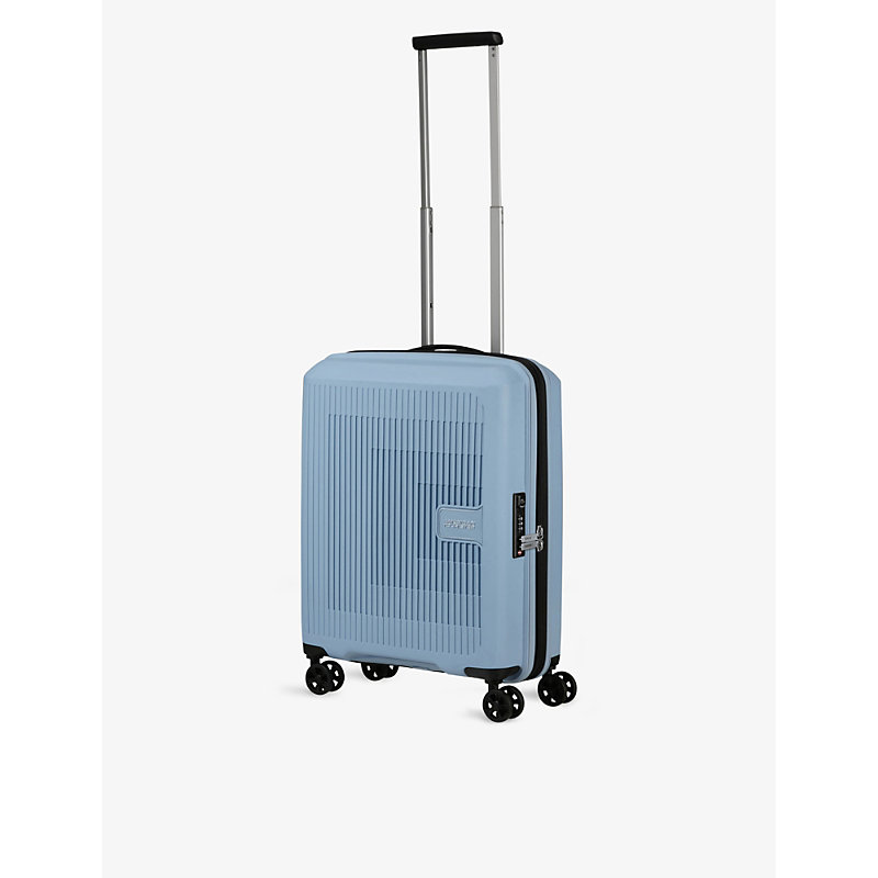Shop American Tourister Soho Grey Aerostep Expandable Four-wheel Suitcase