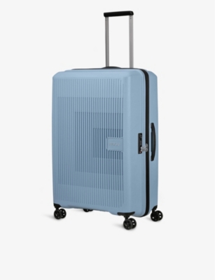Shop American Tourister Soho Grey Aerostep Expandable Four-wheel Suitcase 77cm