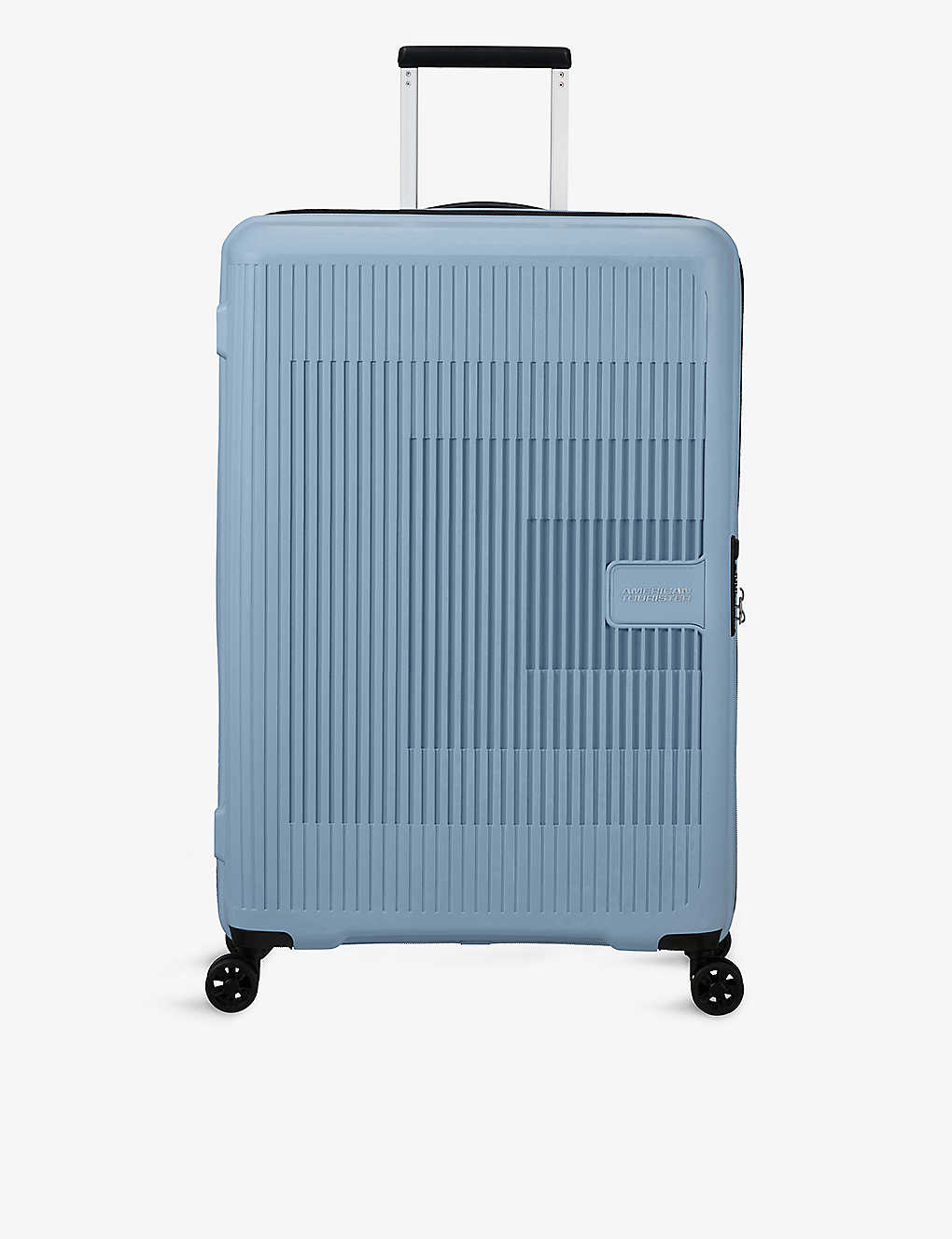 American Tourister Aerostep Expandable Four-wheel Suitcase 77cm In Soho Grey