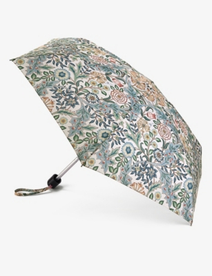 Fulton Womens  X Morris & Co Floral-print Umbrella Wilhelmina