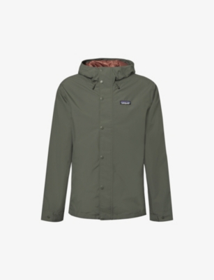 Patagonia Mens Basin Green Jackson Glacier Relaxed-fit Hooded Recycled-polyester Jacket In Basin Green
