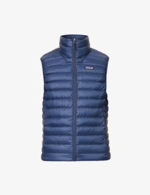 PATAGONIA: Padded brand-patch recycled-nylon down gilet