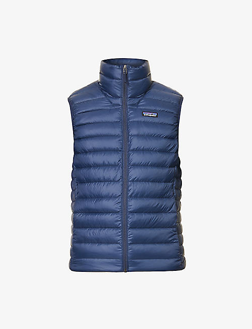PATAGONIA: Padded brand-patch recycled-nylon down gilet