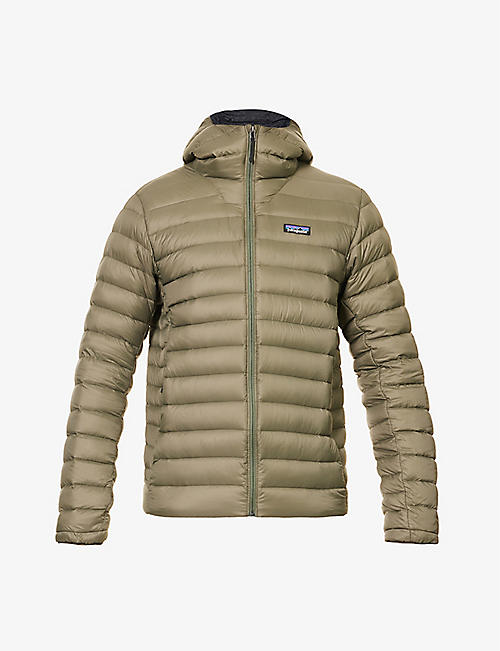 PATAGONIA: Padded brand-patch recycled-nylon down jacket