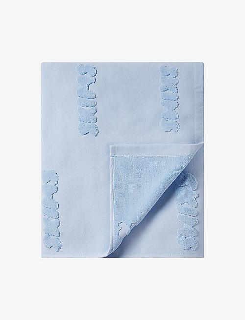 SKIMS: Logo-embossed cotton-blend towel